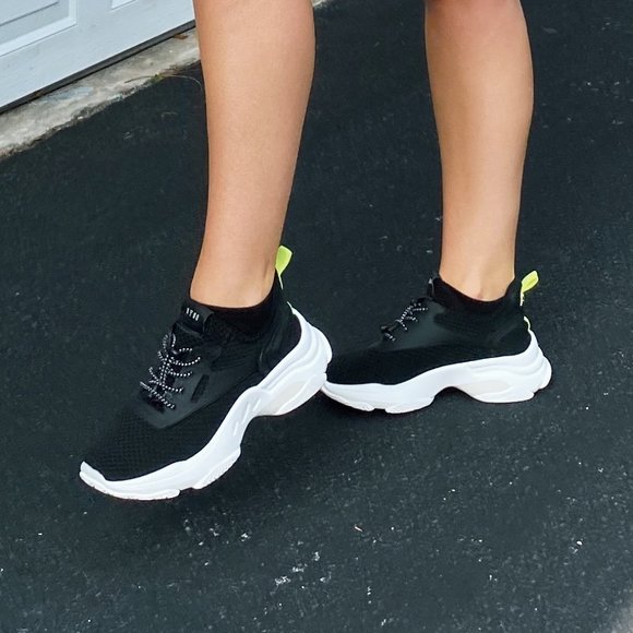 steve madden myles sneaker black
